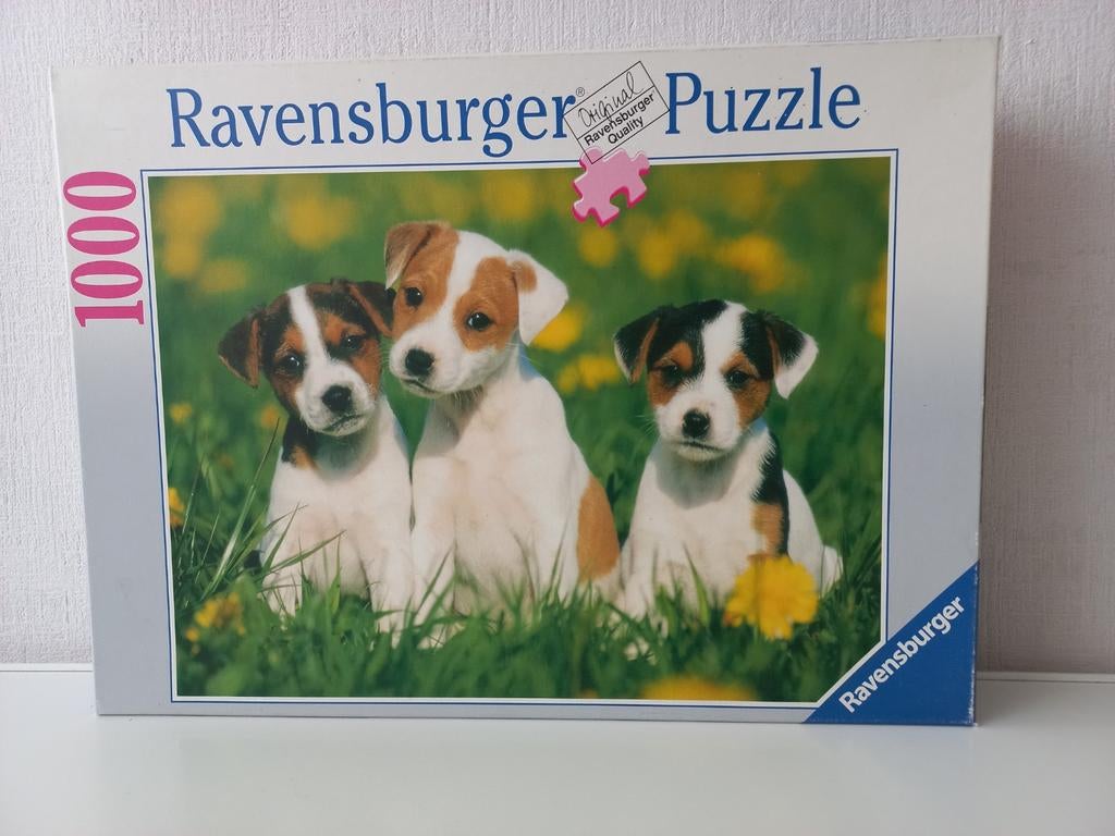 Ravensburger puzzel Jack Russell welpen, Ophalen, 500 t/m 1500 stukjes, Zo goed als nieuw