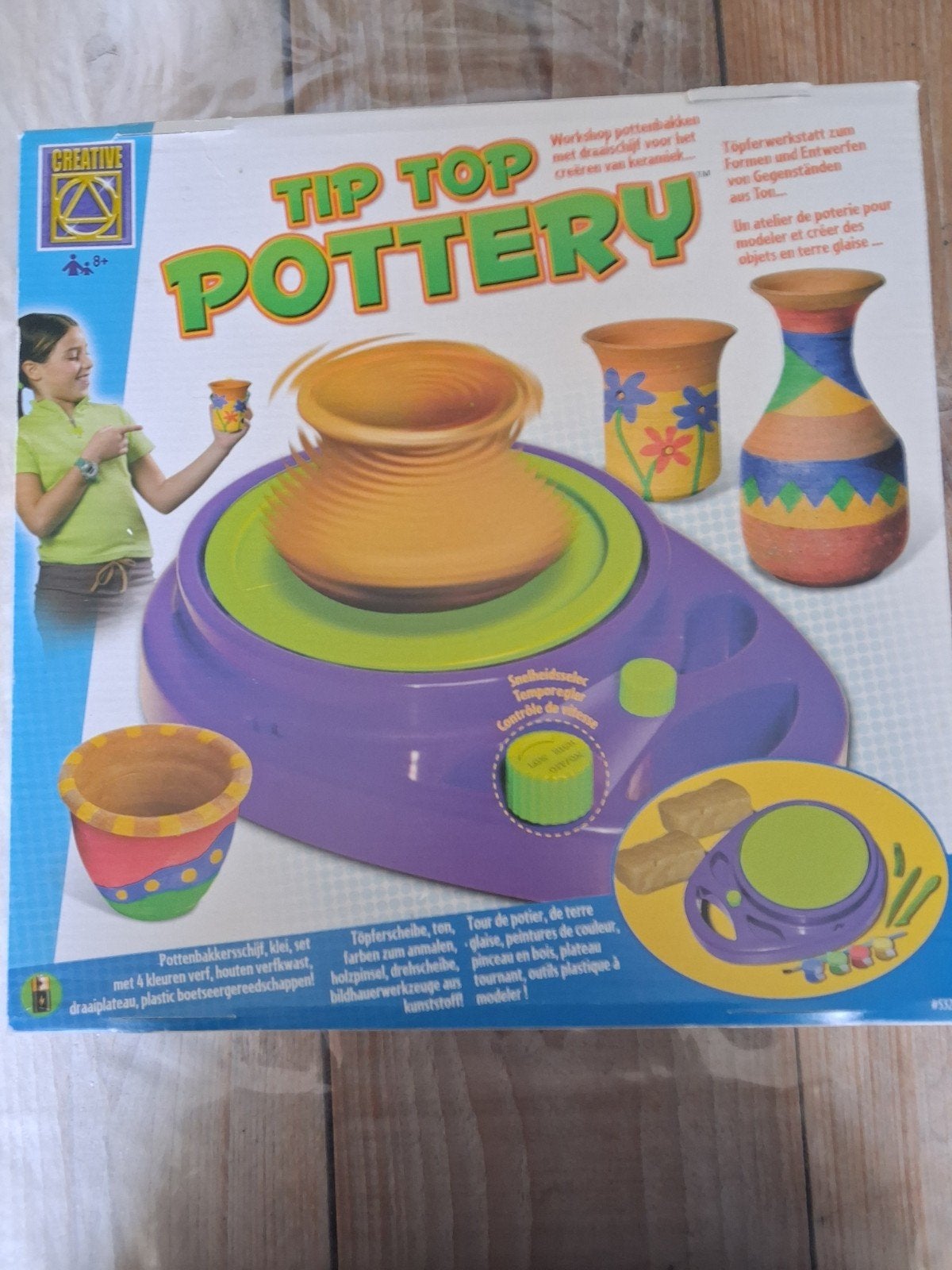 Tip Top Pottery - Pottenbakset voor kinderen, Ophalen of Verzenden, Zo goed als nieuw, Knutselen
