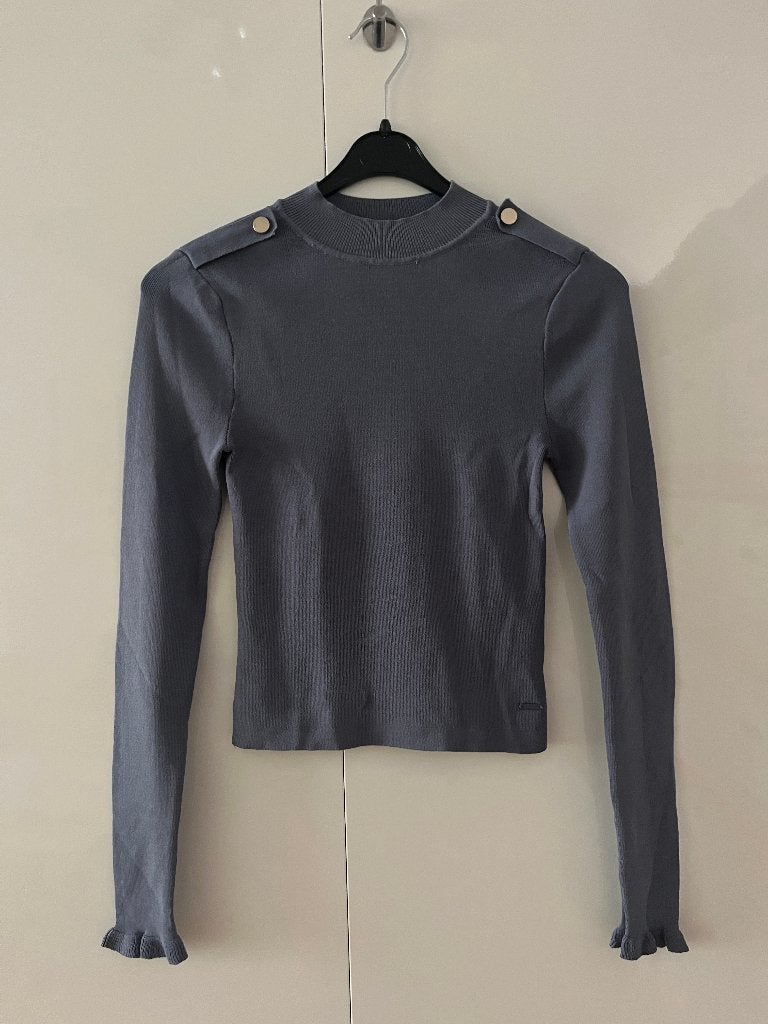 Shirt longsleeve Bien Bleu basics S lavendelblauw, Kleding | Dames, Blauw, Ophalen of Verzenden, Zo goed als nieuw, Lange mouw