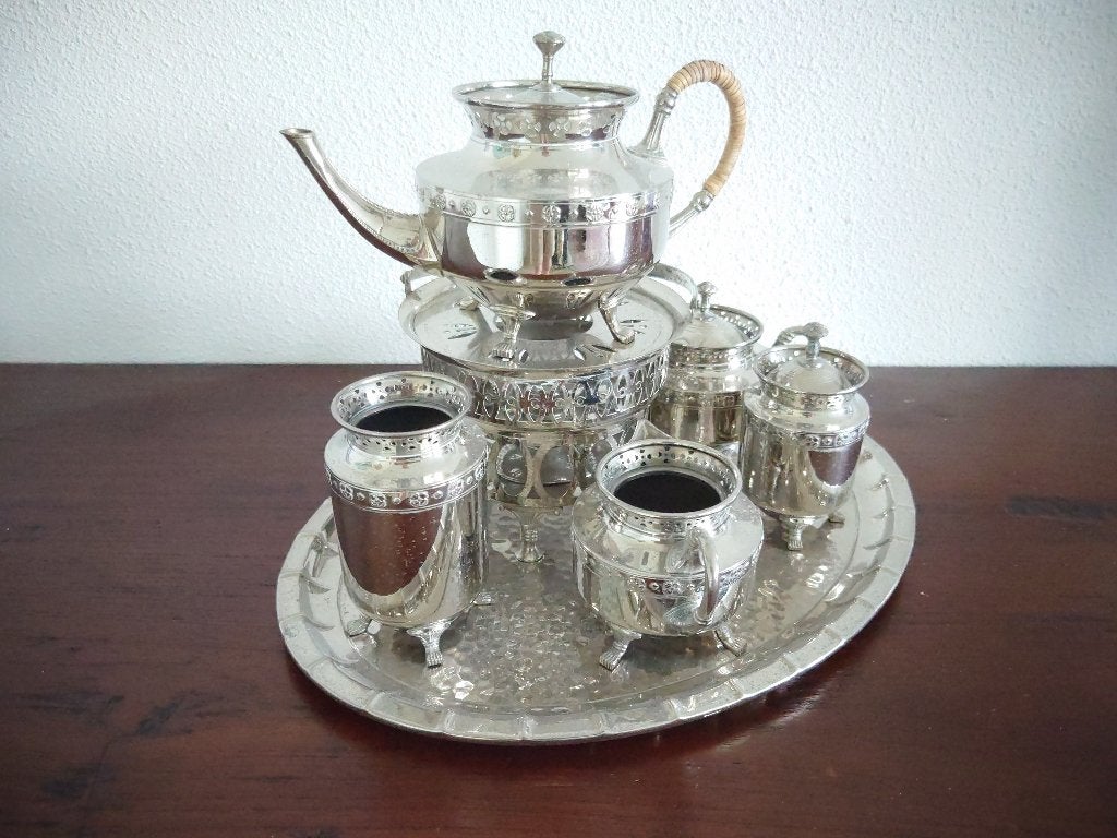 Antiek theeservies Daalderop 32006, Antiek en Kunst, Antiek | Servies compleet, Ophalen of Verzenden