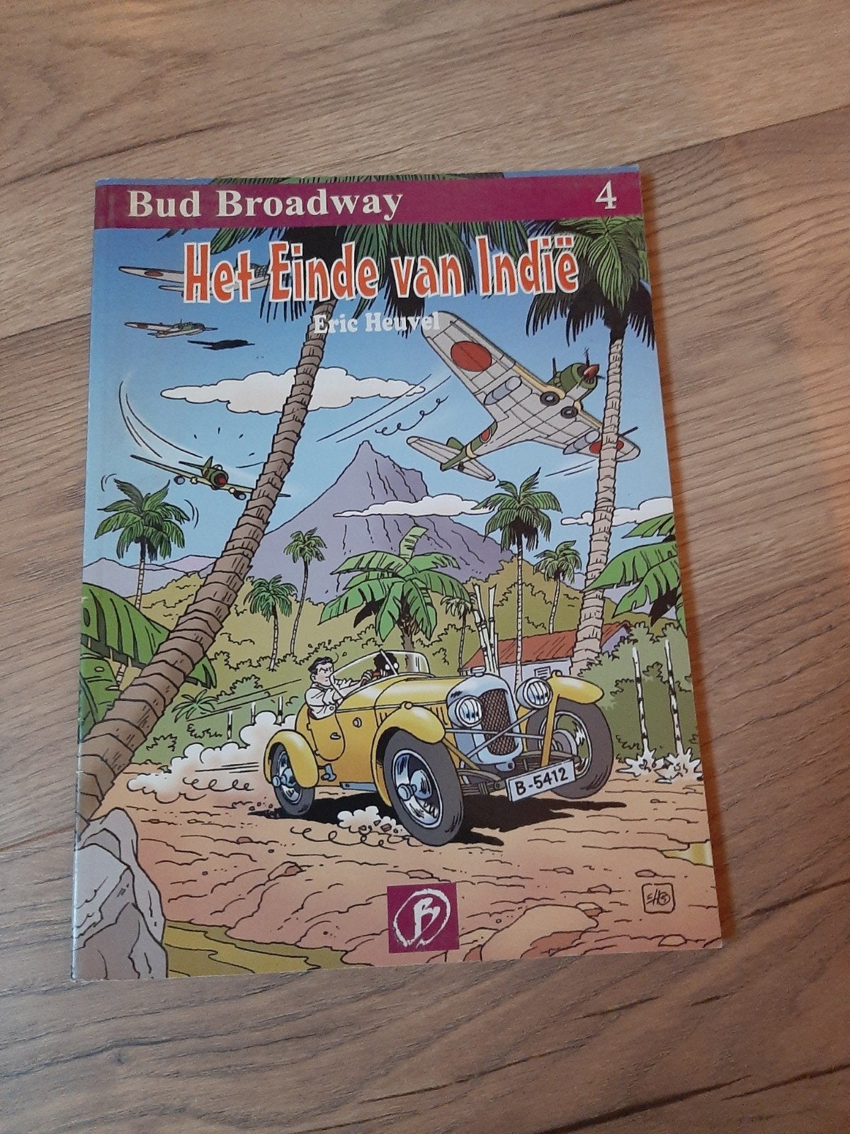 Bud Broadway - Het Einde van Indië (deel 4), Eén stripboek, Ophalen of Verzenden, Zo goed als nieuw, Eric Heuvel