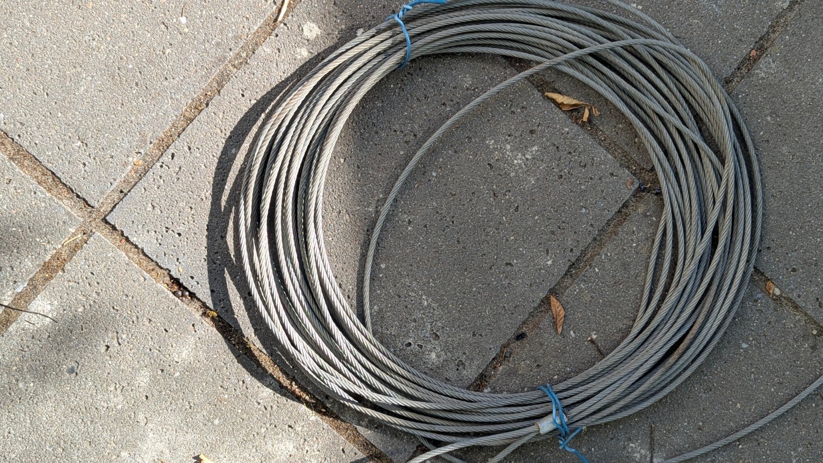 staal kabel 20 mtr dik 10 mm, Ophalen of Verzenden, Zo goed als nieuw, 250 mm of meer, Overige typen