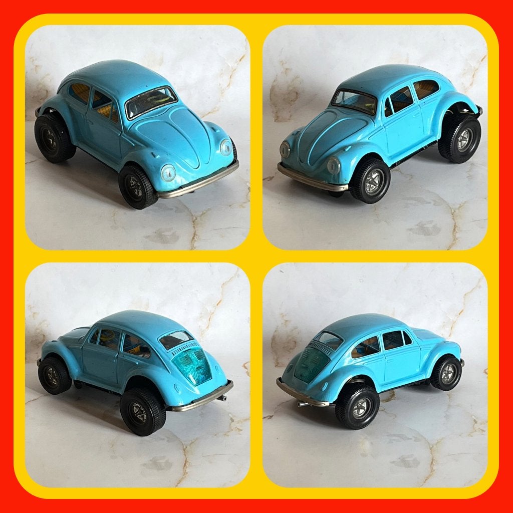 240.  VW Kever Blik Aoshin Smoking Jaren 60", Antiek en Kunst, Antiek | Speelgoed, Ophalen of Verzenden
