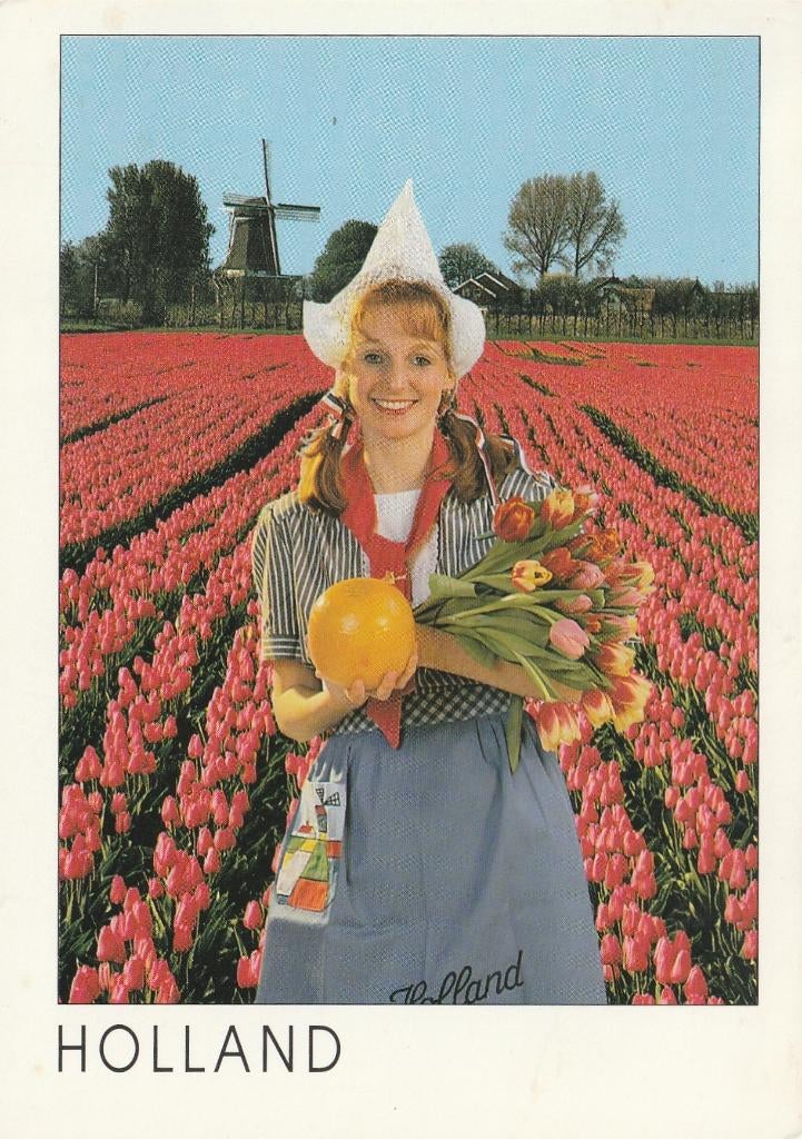 HOLLAND Tulpen Klederdracht Molen Kaas, Verzenden, 1980 tot heden, Ongelopen, Zuid-Holland
