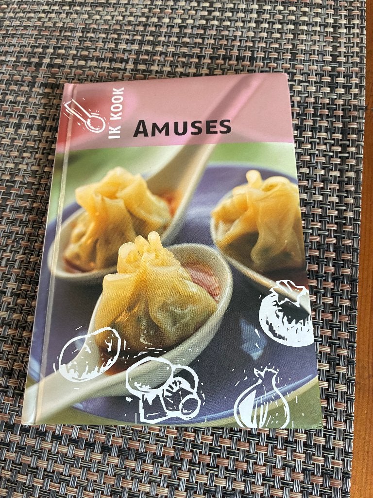Kookboek “Ik kook Amuses” voor amuses en hors d’oeuvres, Ophalen of Verzenden