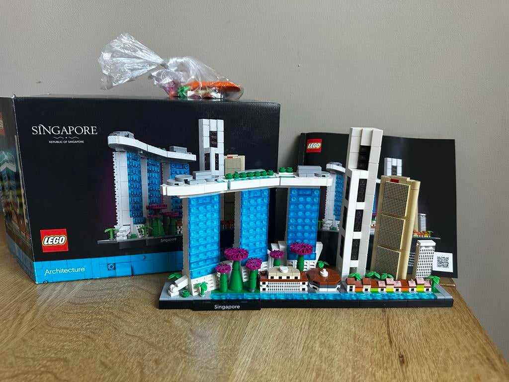 LEGO Architecture 21057 Singapore Skyline - Zo goed als nieu, Ophalen, Lego, Architecture, Zo goed als nieuw