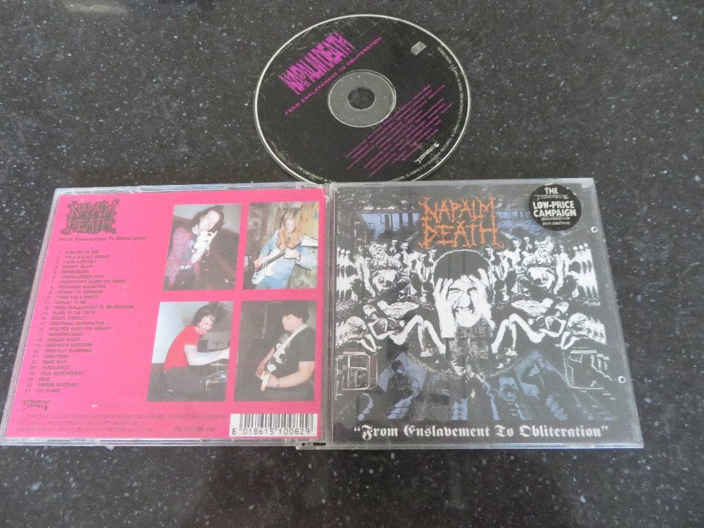 Napalm Death – From Enslavement To Obliteration, Ophalen of Verzenden, Gebruikt, Thrash metal, Album