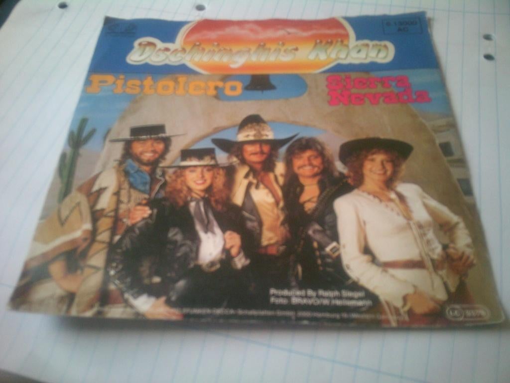 DSCHINGHIS KHAN PISTOLERO - SIERRA NEVADA, 7 inch, 1980 - 1989, Ophalen of Verzenden, Zo goed als nieuw