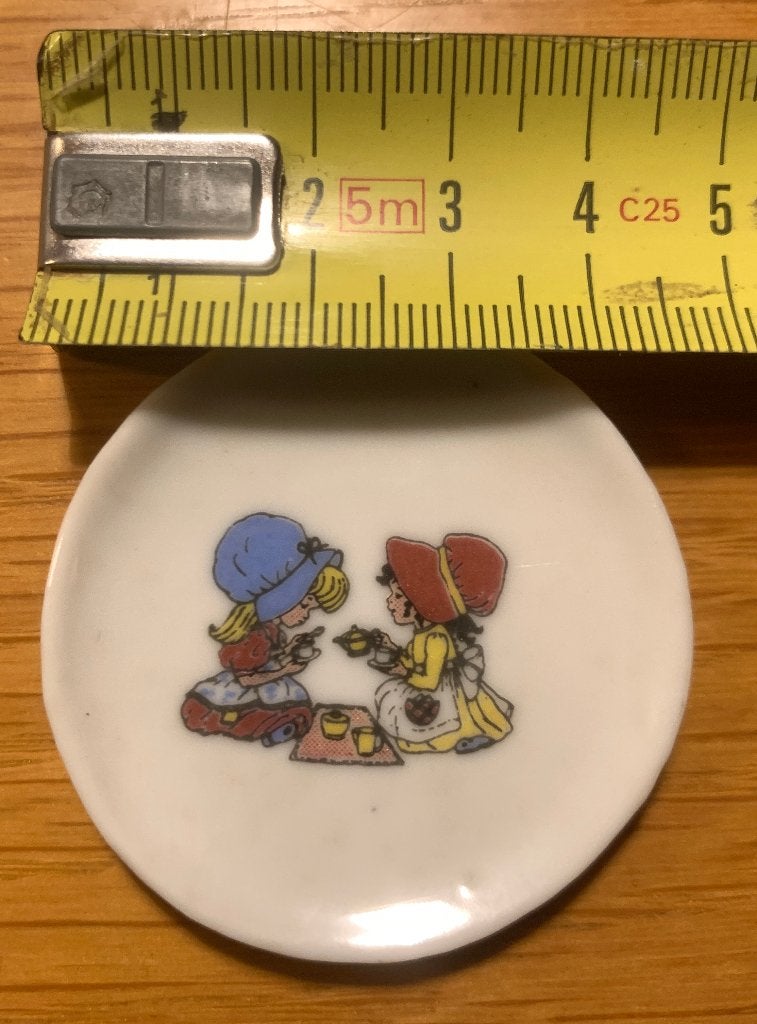 Miniatuur theeserviesje 7-delig serviesje Sarah Kay stijl, Ophalen of Verzenden, Zo goed als nieuw, Gebruiksvoorwerp