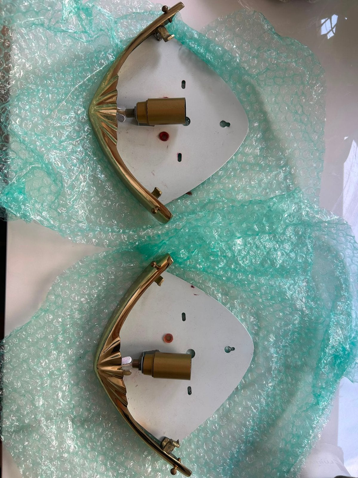 Wandlampen art deco, Ophalen, Zo goed als nieuw, Glas