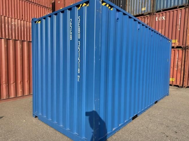 Nieuwe 20ft High Cube ИBLAUW RAL5010, Ophalen, Active Container Services, Info@activecontainers.nl, Rederijweg 18, 4906 CS Oosterhout