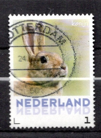 gestempelde zegel. persoonlijke: Dieren uit serie van 36, Ophalen of Verzenden, Na 1940, Gestempeld