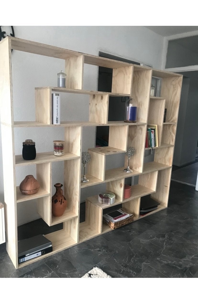 Supergave boekenkast,roomdivider….., Ophalen of Verzenden, Nieuw, 25 tot 50 cm, 200 cm of meer