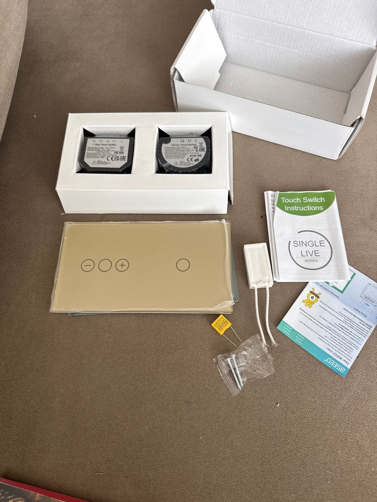 Touch Schakelaar en Dimmer Set - Nieuw in Doos, Ophalen, Nieuw, Overige merken, Schakelaar