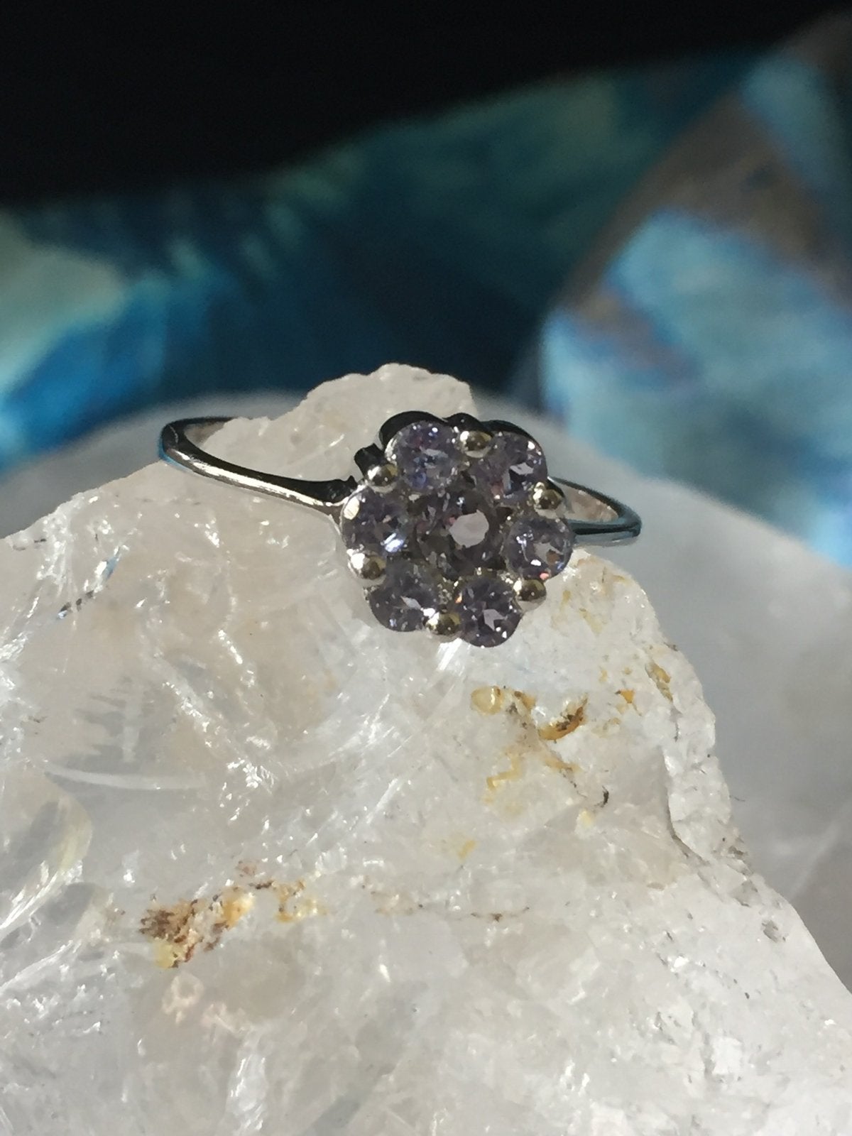Tanzaniet bloem geluk beschermt aura straling intuïtie SALE, Blauw, Magnolia11, Nieuw, Ophalen of Verzenden
