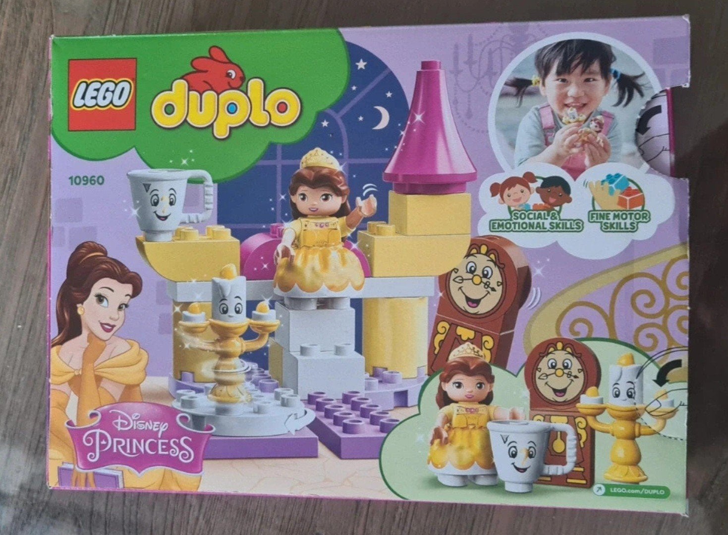 LEGO Duplo Disney Princess Belle's Balzaal 10960, Kinderen en Baby's, Speelgoed | Bouwstenen, Ophalen of Verzenden
