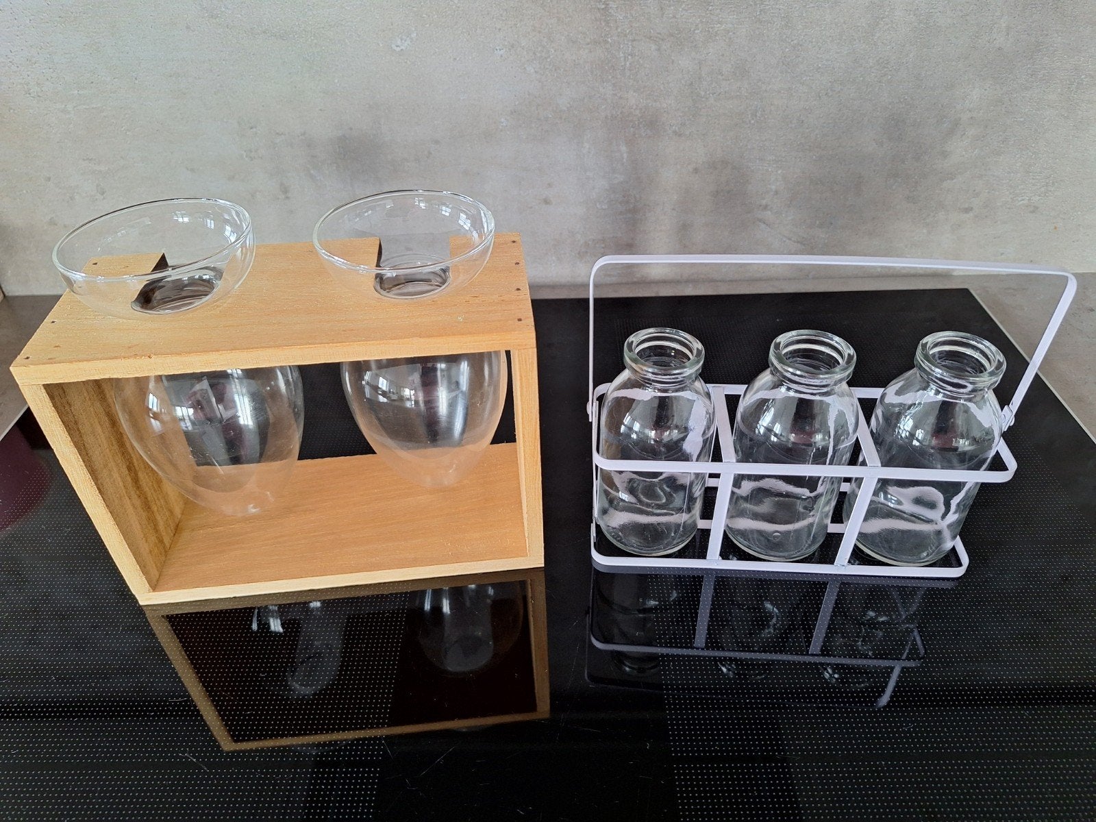 Huis/Tuin decoratie Glas/Hout/IJzer, Ophalen of Verzenden, Zo goed als nieuw, Overige materialen, Overige stijlen
