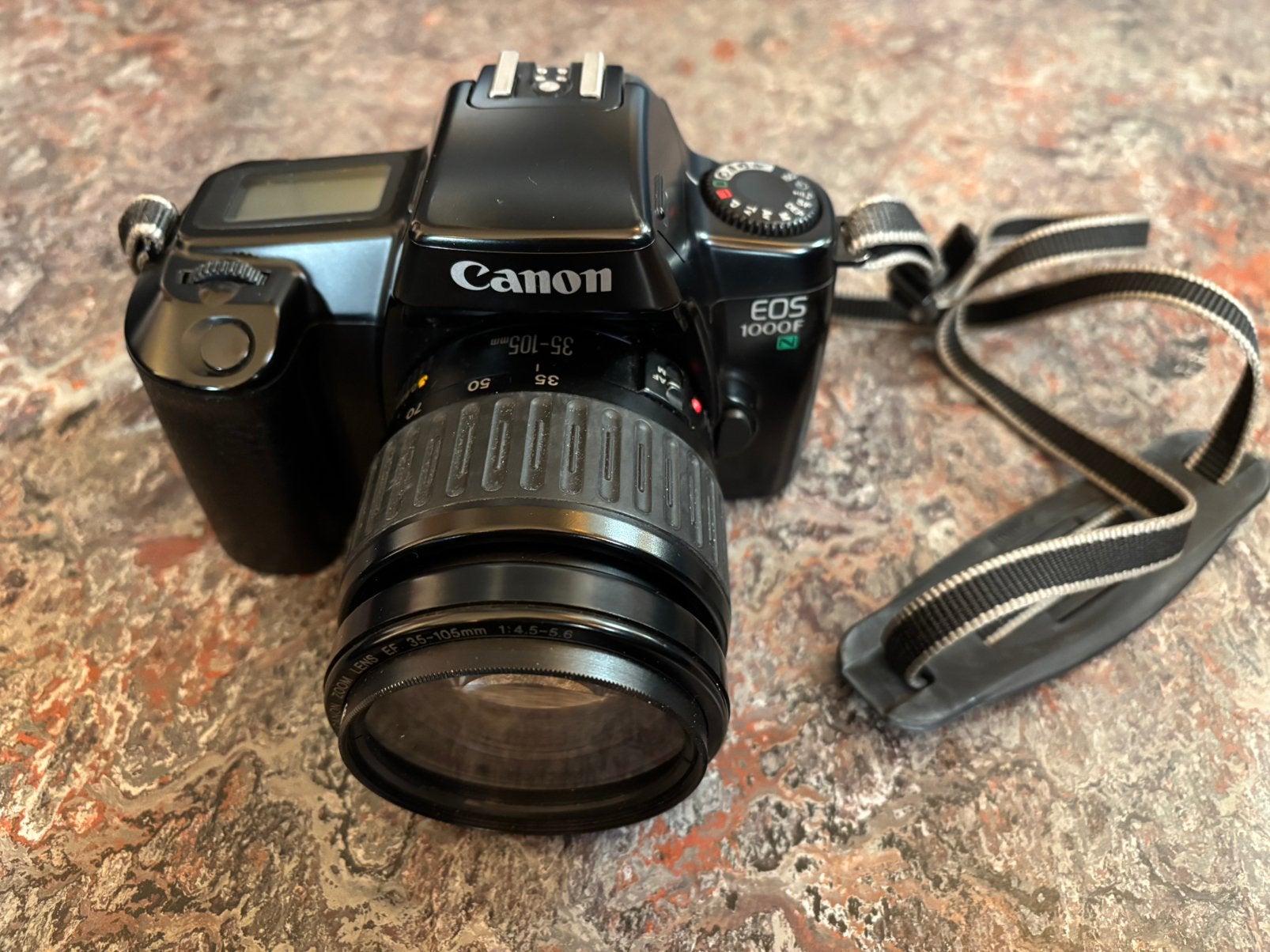 Canon spiegelreflexcamera EOS1000F, Audio, Tv en Foto, Fotocamera's Analoog, Verzenden, Gebruikt, Spiegelreflex, Canon
