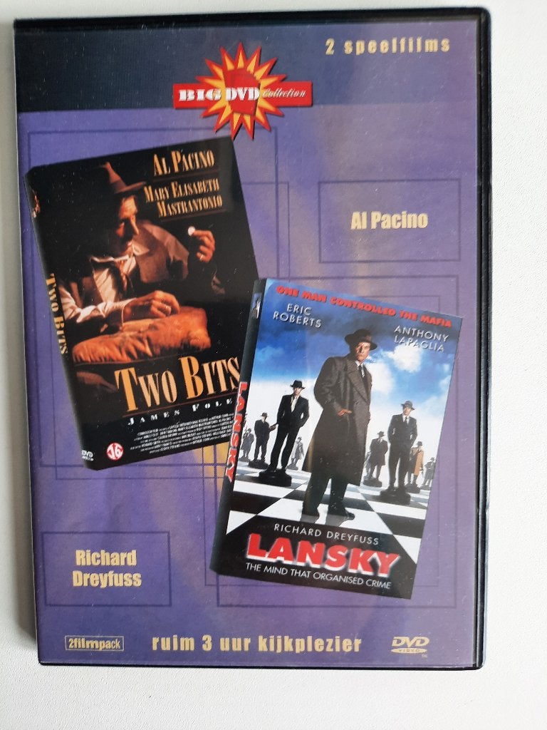 DVD met 2 films, Two Bits en Lansky, Cd's en Dvd's, Ophalen of Verzenden, Zo goed als nieuw