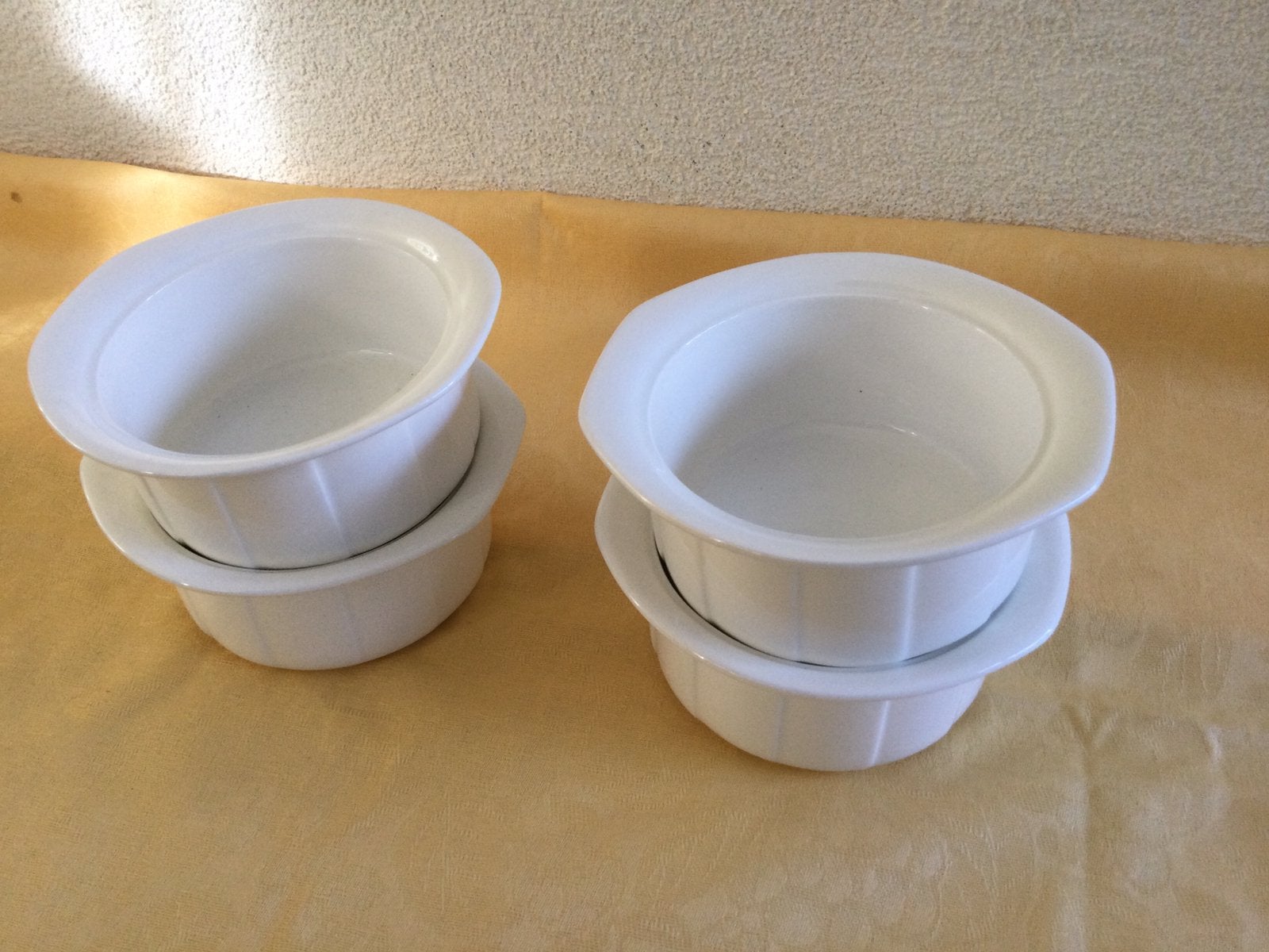 Villeroy en Boch Manoir 4 pastei ovenschaaltjes ca10,4cm/5cm, Huis en Inrichting, Ophalen of Verzenden, Overige stijlen, Porselein
