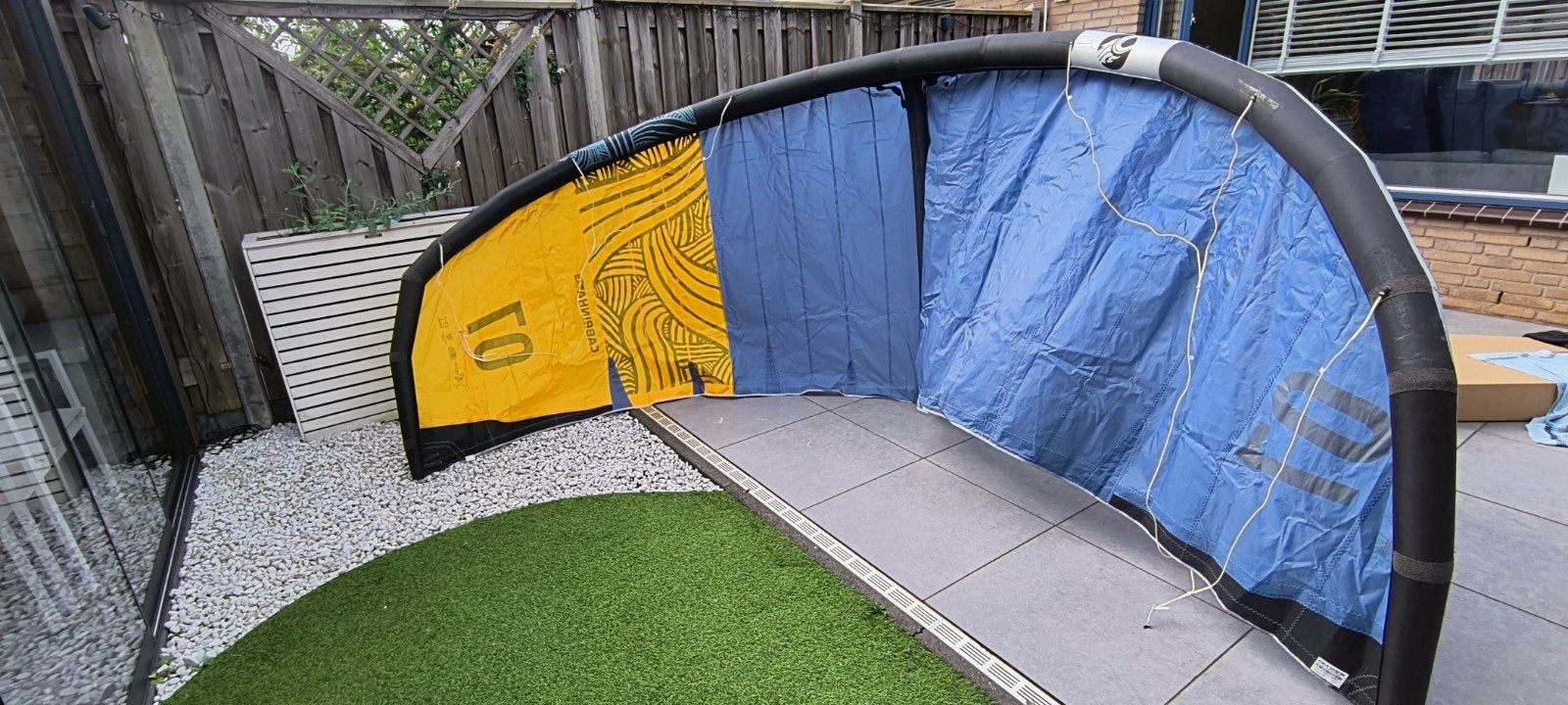 Cabrinha Contra 7m one strut kite, Geen board, Ophalen of Verzenden, 7 m², Kite