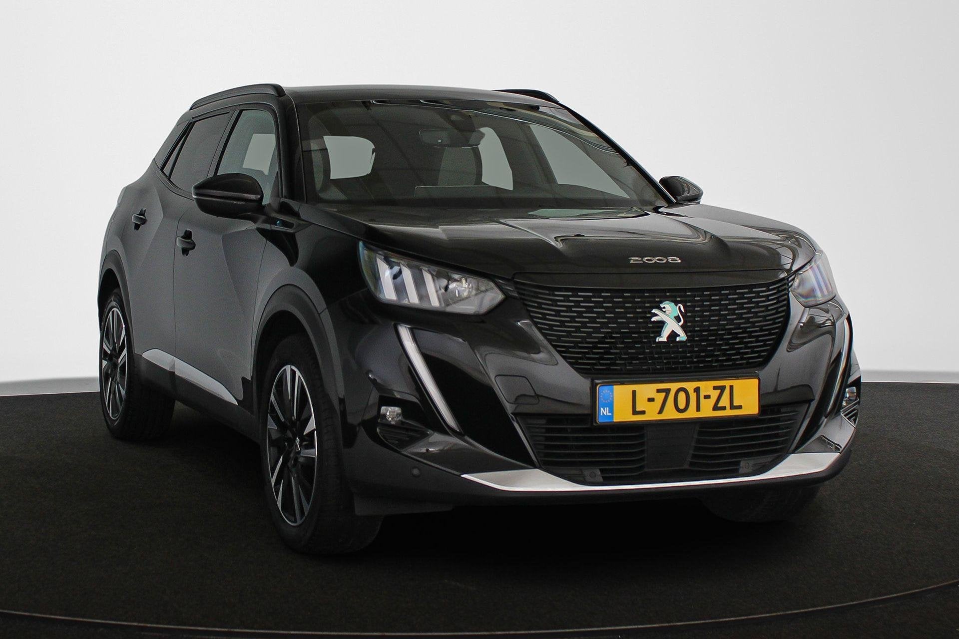 Peugeot e-2008 EV GT Pack 50 kWh Stoelverwarming Camera Keyl, Auto's, 136 pk, Gebruikt, Zwart, Origineel Nederlands
