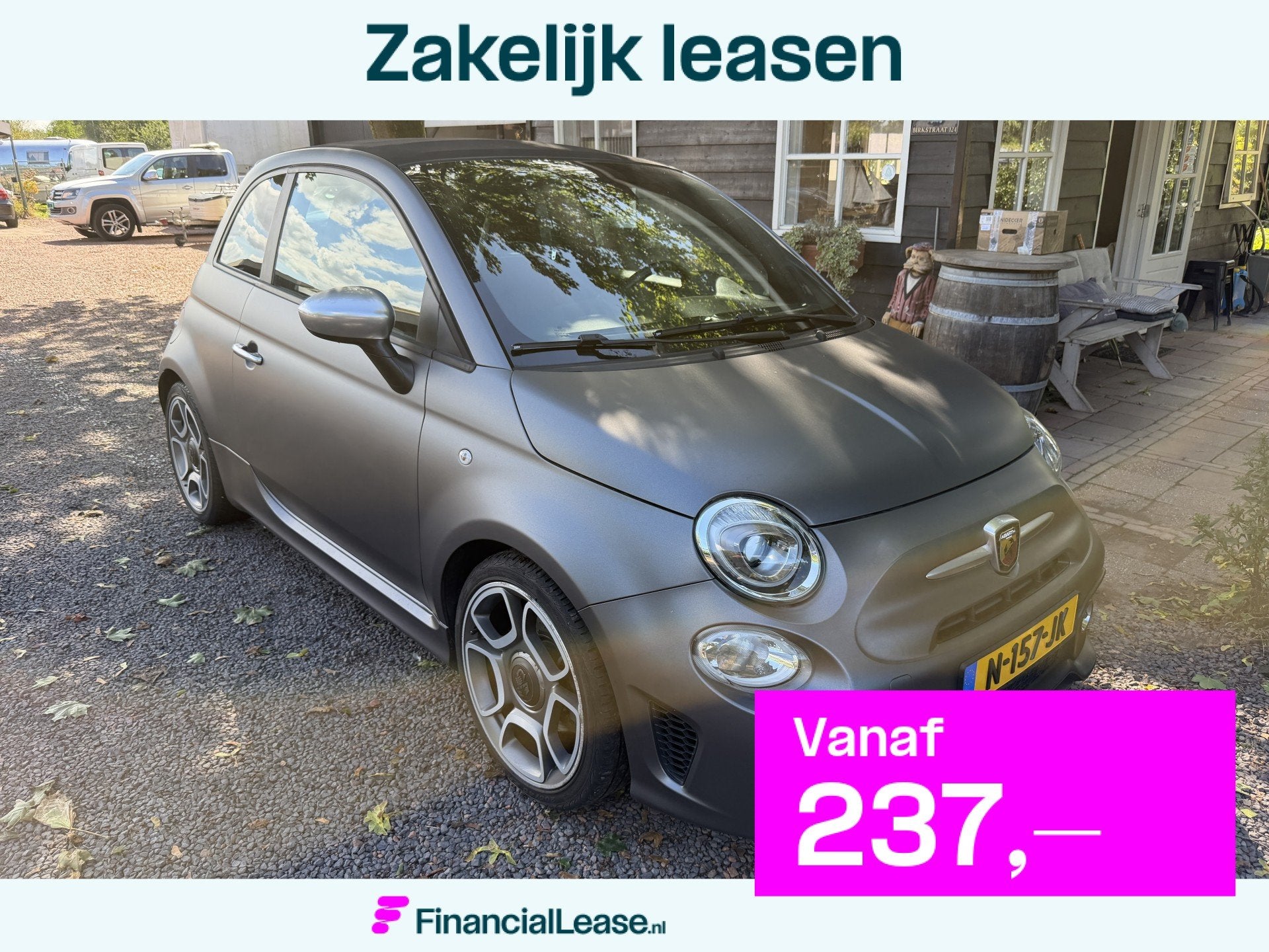 Fiat 500 1.4 T-Jet Abarth Turismo 70th Anniversary *DIEFSTAL, Dealer onderhouden, 15 km/l, Gebruikt, Euro 6