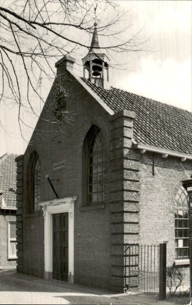 Hekendorp - Ned. Herv. Kerk - Voorgevel met klokkenstoel, Ophalen of Verzenden, 1960 tot 1980, Gelopen, Noord-Brabant