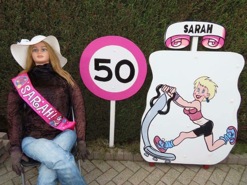 50 Sarah verjaardag set 3 deel geweldige unieke keuze., Ophalen, Zo goed als nieuw, Abraham of Sarah