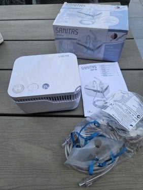 Nieuwe Sanitas SIH 21 Inhalator met verneveltechnologie..., Ophalen of Verzenden, Nieuw