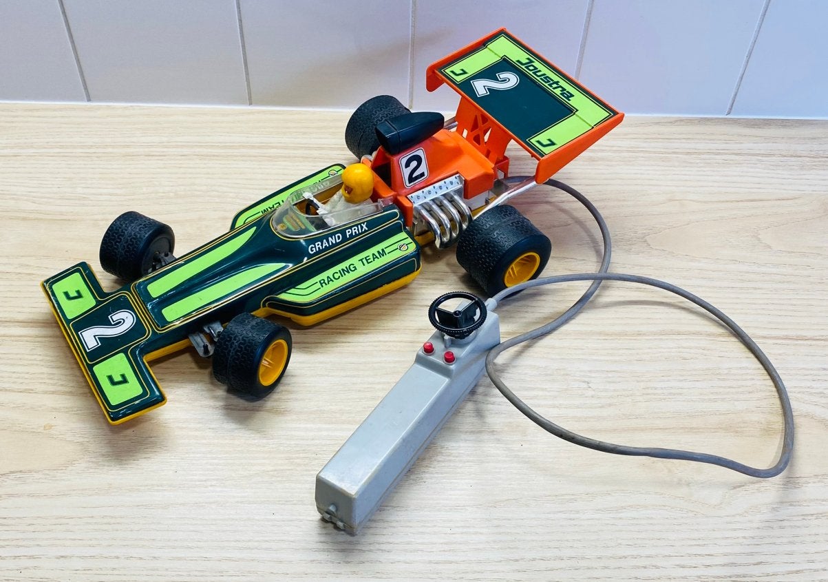 Joustra Grand Prix Formule 1 vintage blikken speelgoed auto, Ophalen of Verzenden, Gebruikt, Formule 1