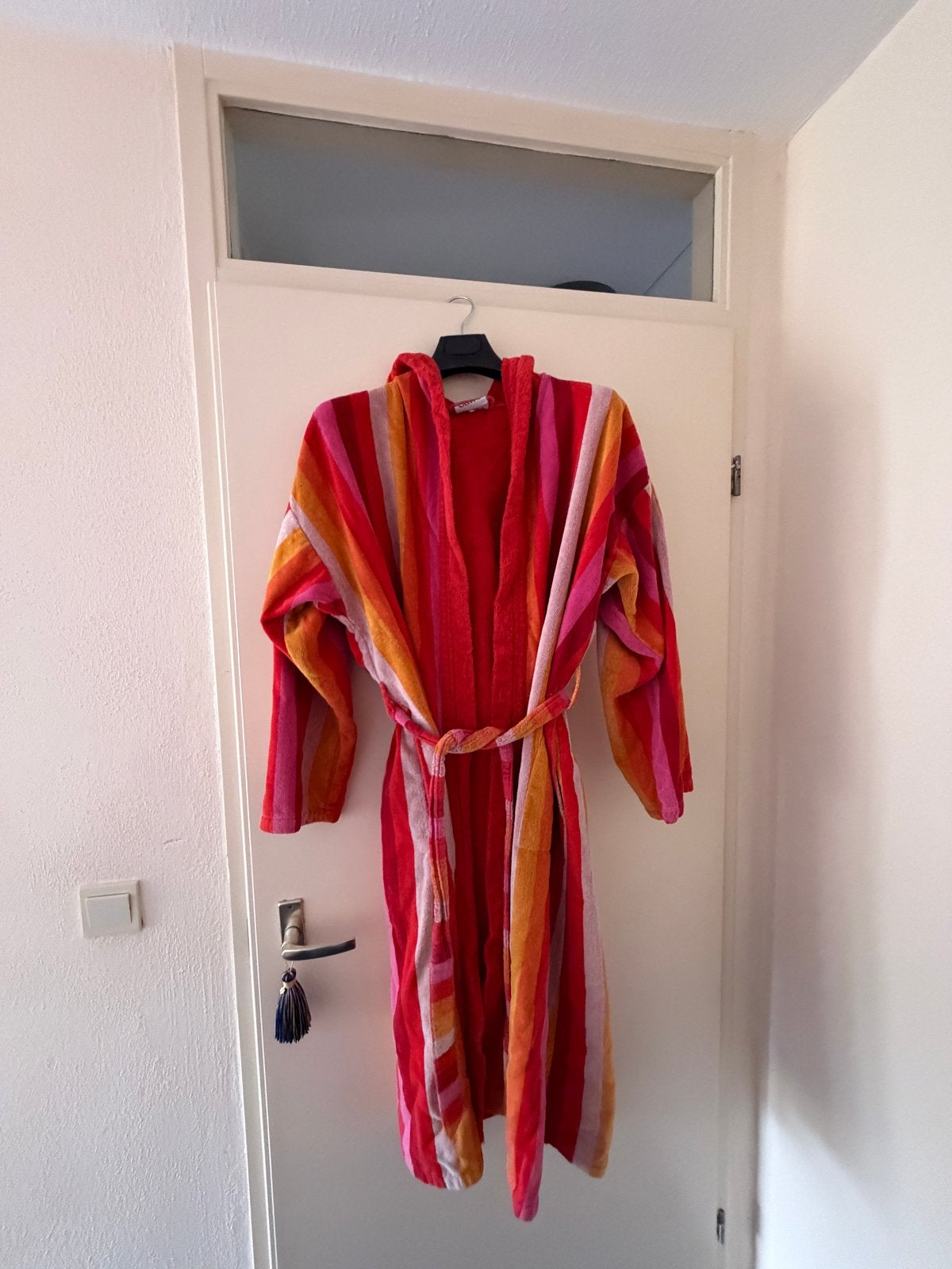 Cawo Frotte Badjas Gestreepte Badjas Maat 46, Kleding | Dames, Overige Dameskleding, Ophalen of Verzenden, Gedragen