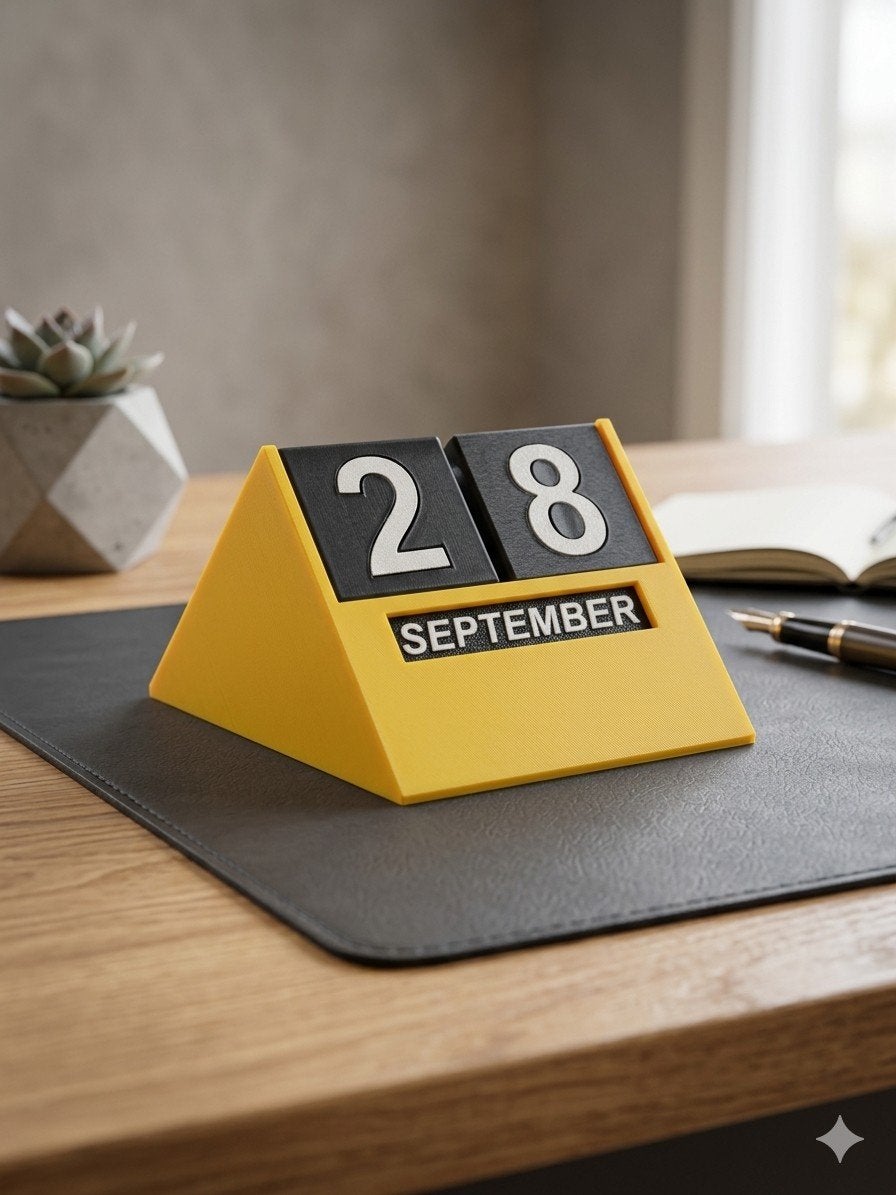 minimalistische bureau kalender, Ophalen of Verzenden