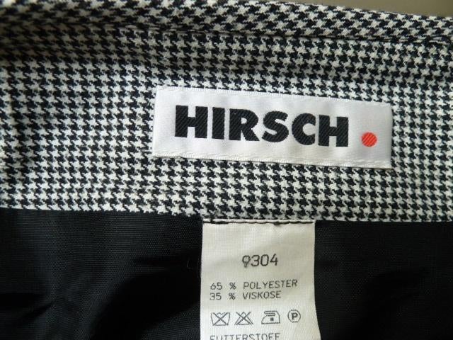 38-40- rok Hirsch pepita- kort rokje maat 38- 40, Kleding | Dames, Maat 38/40 (M), Verzenden, Hirsch, Zo goed als nieuw