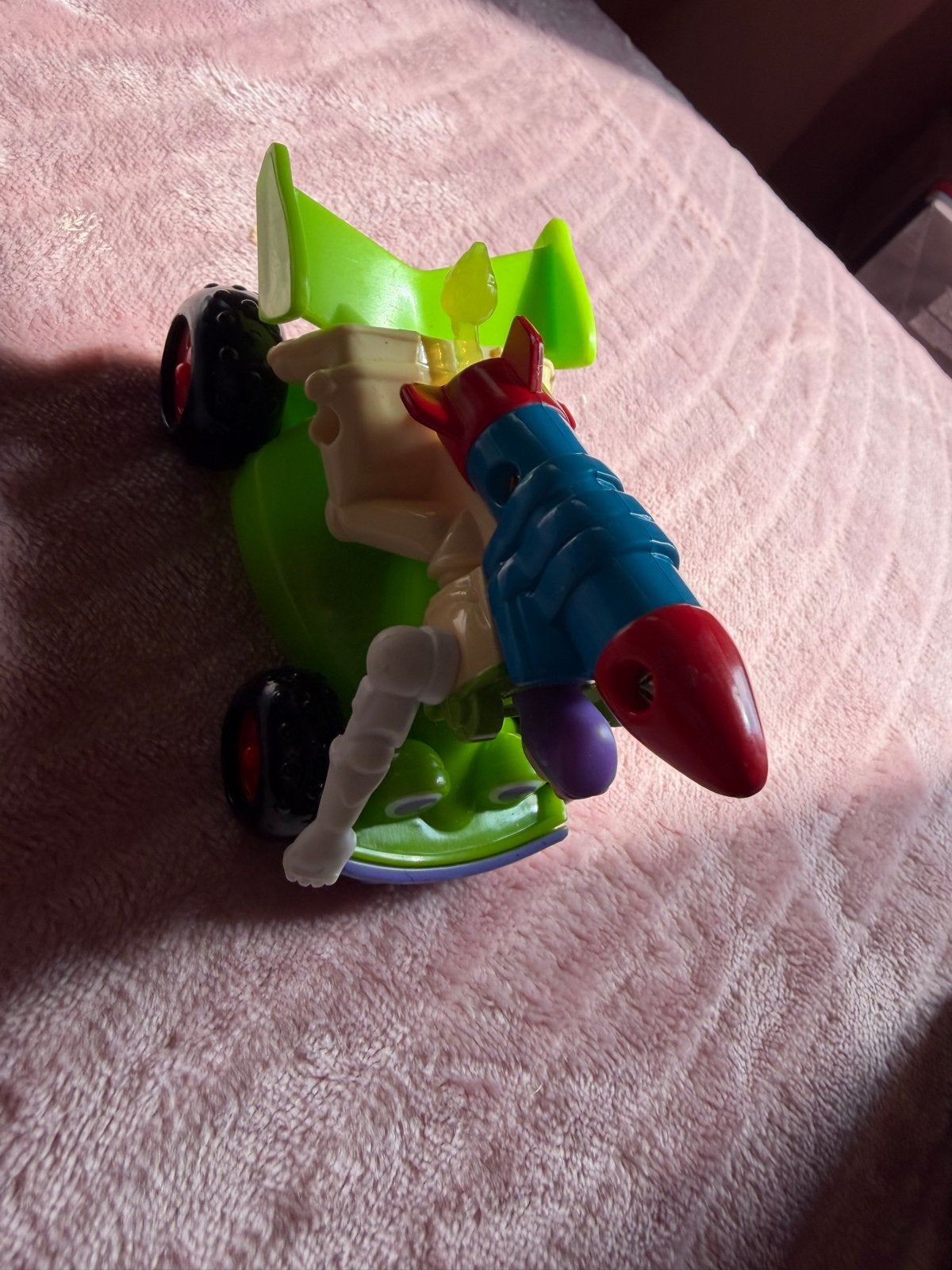 Buzz Lightyear speelgoedauto met raket - Toy Story, Ophalen of Verzenden, Gebruikt