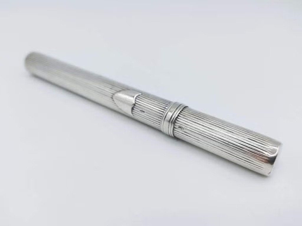 Zilveren naaldenkoker, 19e eeuws, Verzenden, Zilver