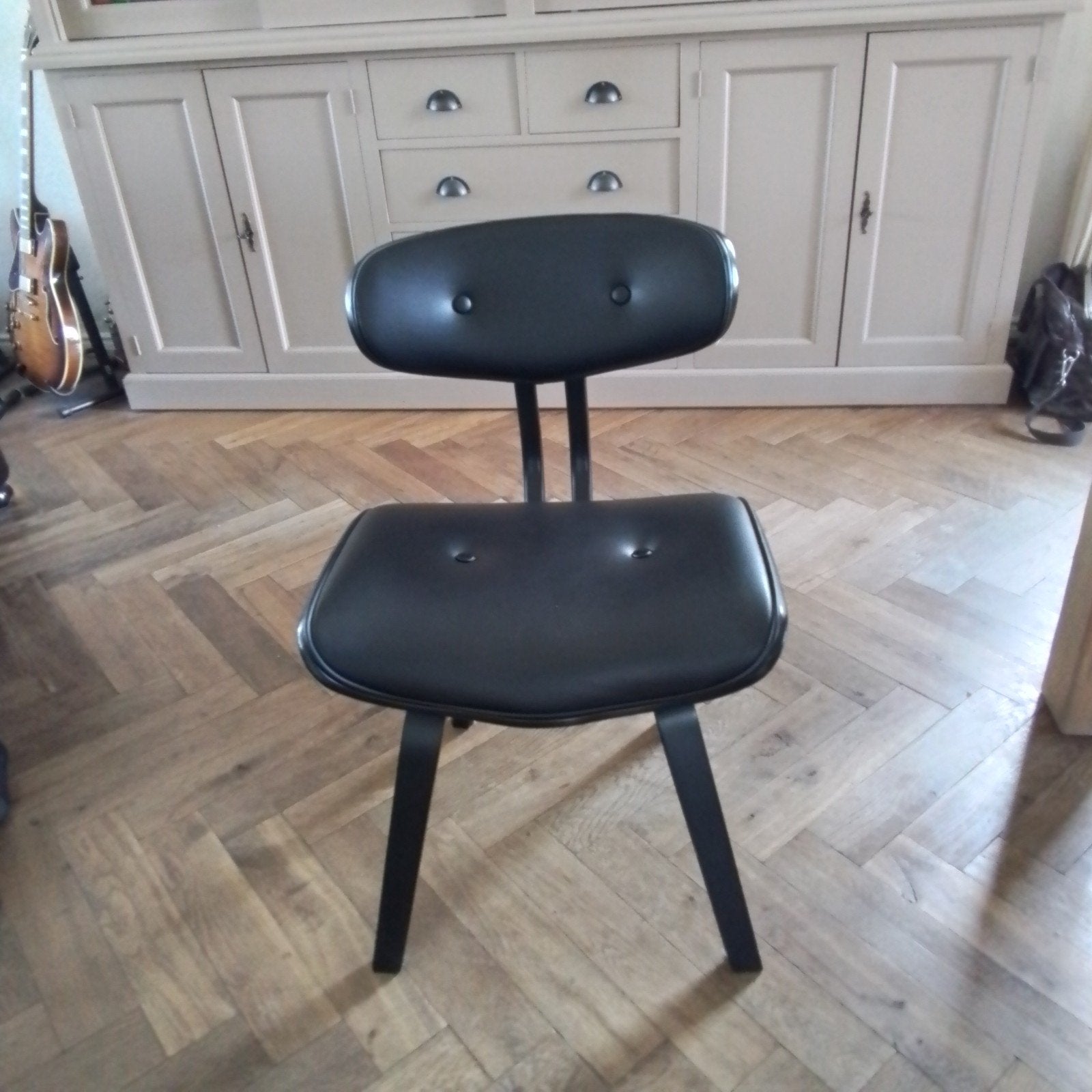 SET DUTCHBONE BLACKWOOD EETKAMERSTOELEN,  6 STUKS !!!! zwart, Ophalen of Verzenden