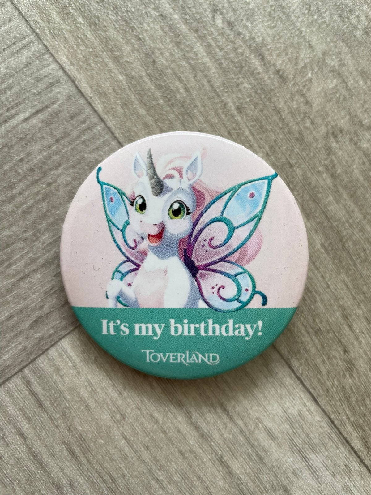 Toverland verjaardagsbutton, Ophalen of Verzenden, Nieuw