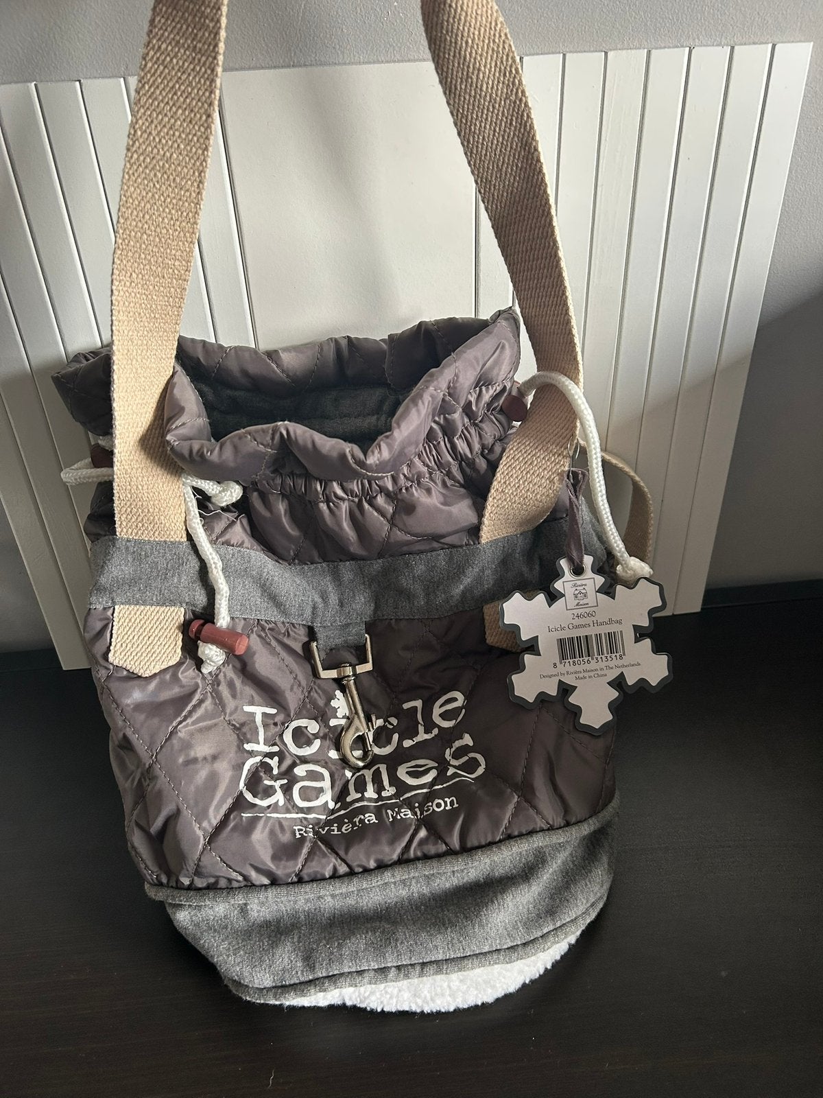 Riviera maison icicle games tas handtas decoratie *nieuw*, Ophalen of Verzenden, Nieuw