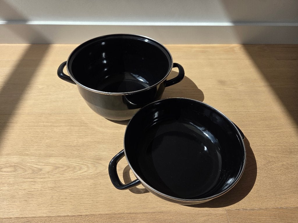 Mosselpan diameter 25 cm, Overige materialen, Overige typen, Ophalen of Verzenden, Zo goed als nieuw