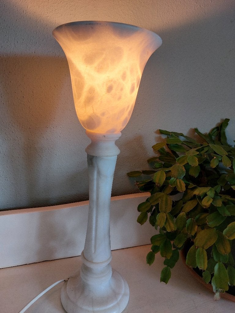vintage lamp marm, Ophalen of Verzenden