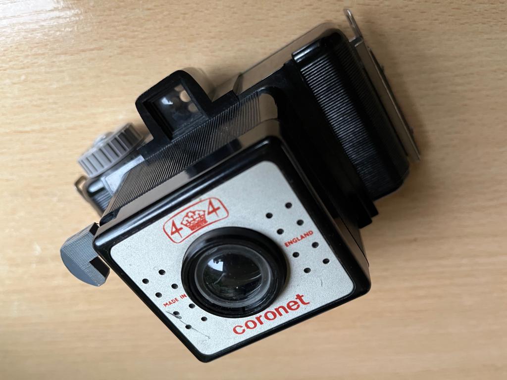 Coronet bakelieten camera ca 1935, Ophalen of Verzenden, Gebruikt, Compact, Overige Merken