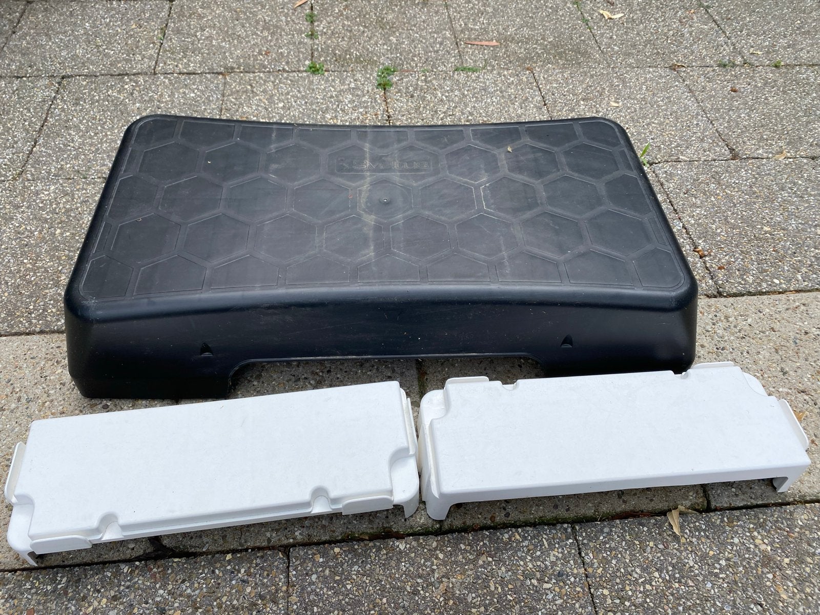 Stepbank met verhogingen, Ophalen, Gebruikt, Benen, Stepbank