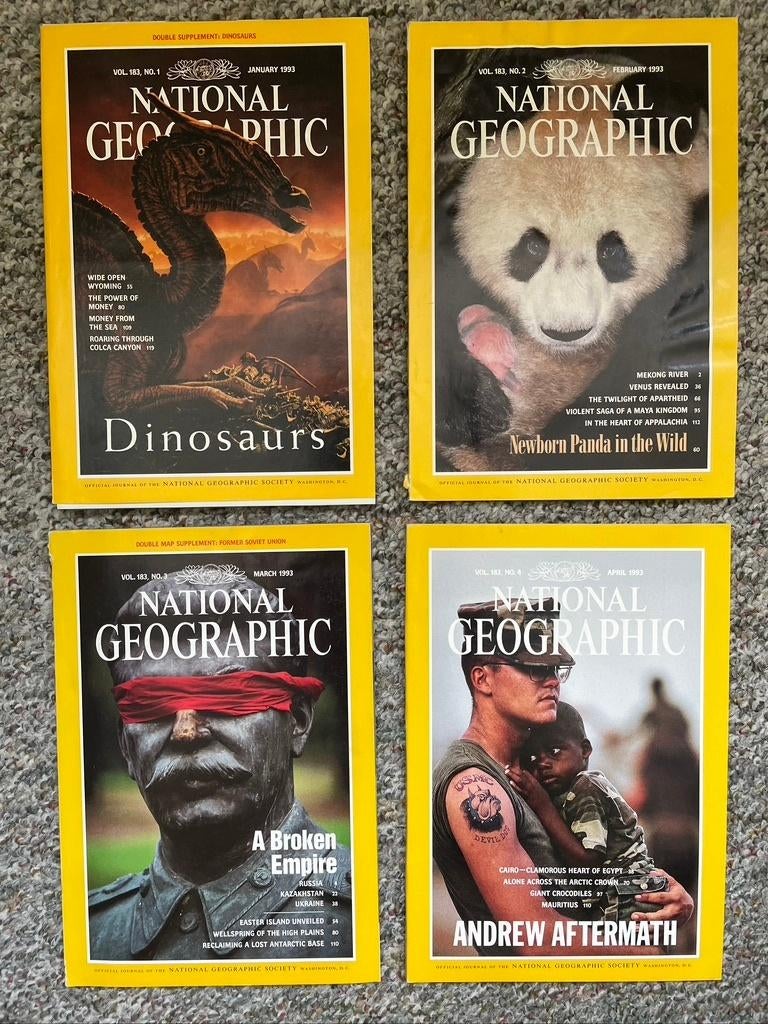 National Geographic Magazine jaargang 1993, Ophalen of Verzenden, Nieuw, Wetenschap en Natuur
