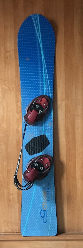Burton alpine (carving) snowboard 155 cm incl. 3D bindingen, Ophalen, Gebruikt, Board