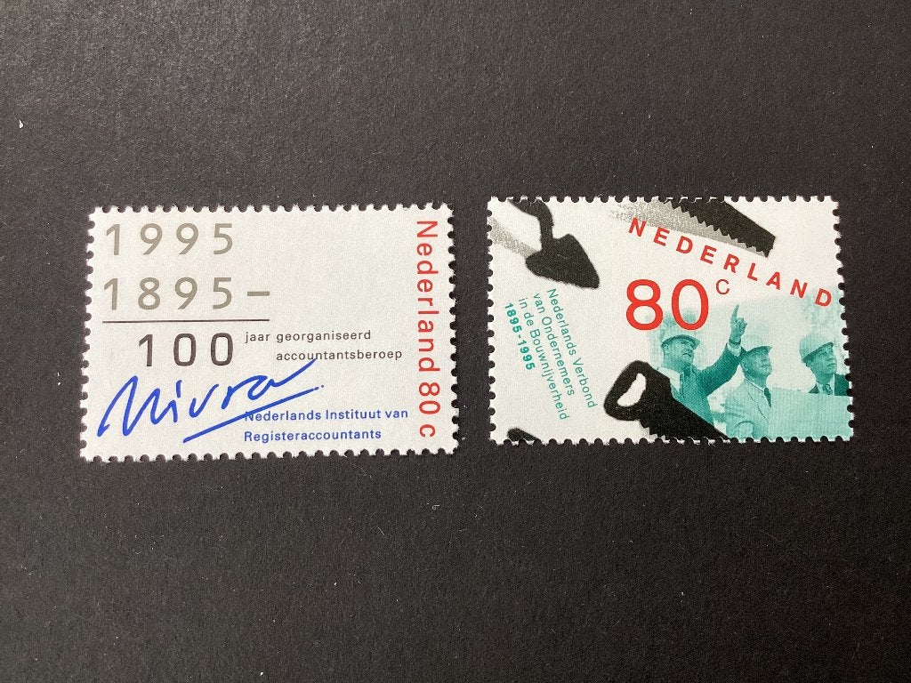 1995, gecombineerde uitgifte 1637-1638, Postzegels en Munten, Postzegels | Nederland, Verzenden, Na 1940, Postfris