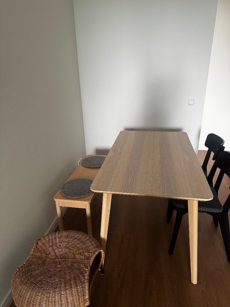 IKEA LISABO Eethoek + Bank + 2 Stoelen + GAMLEHULT, Huis en Inrichting, Ophalen, Overige materialen, 100 tot 150 cm, Zo goed als nieuw