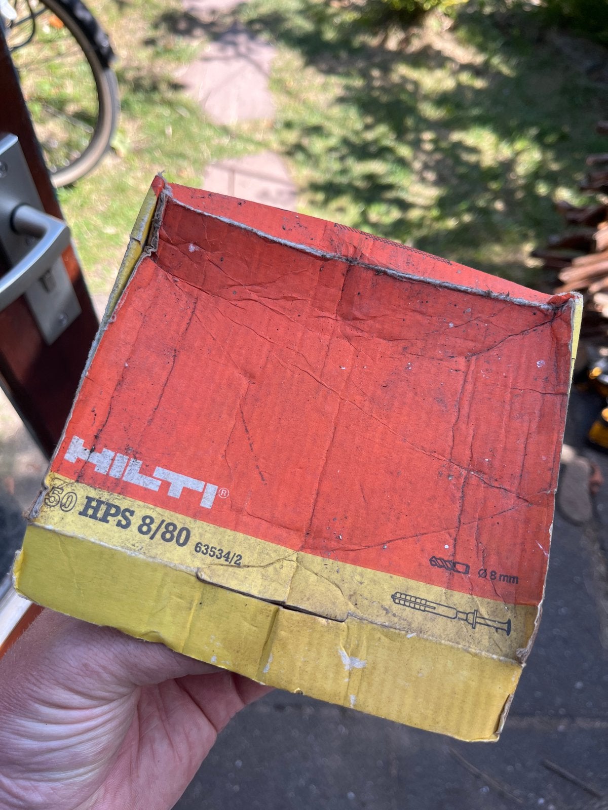 Hilti HPS 8/80 pluggen met schroef - 25 grote, 10 kleintjes, Doe-het-zelf en Verbouw, Ophalen, Gebruikt, 50 tot 100 mm, Pluggen
