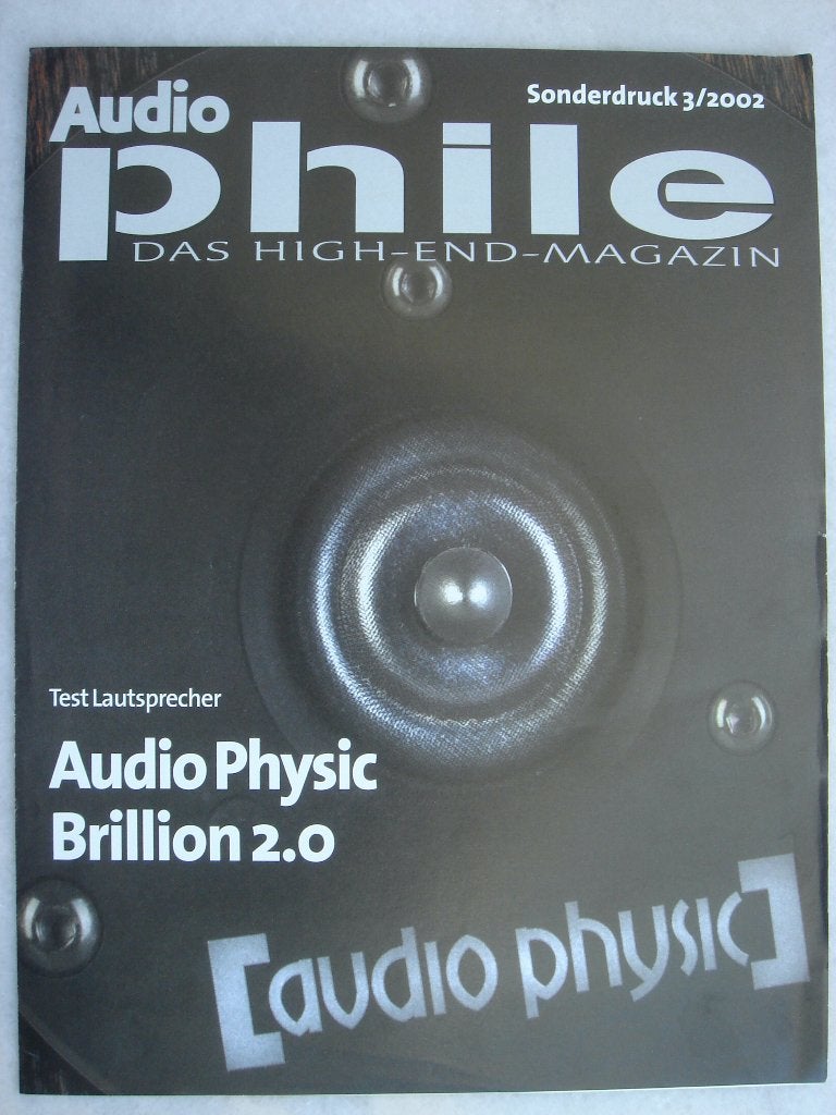 AudioPhysic Brillion 2.0 Luidsprekertest Speciale uitgave, Ophalen of Verzenden, Gelezen, Overige onderwerpen