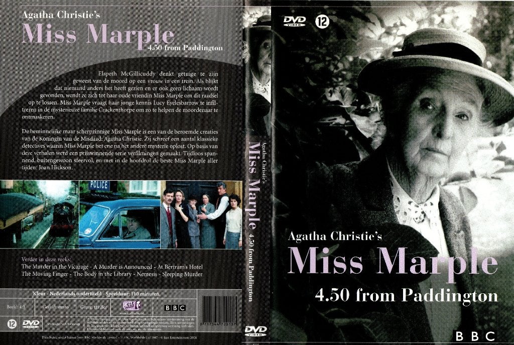Miss Marple, 4.50 from Paddington, Vanaf 12 jaar, Ophalen of Verzenden, Zo goed als nieuw